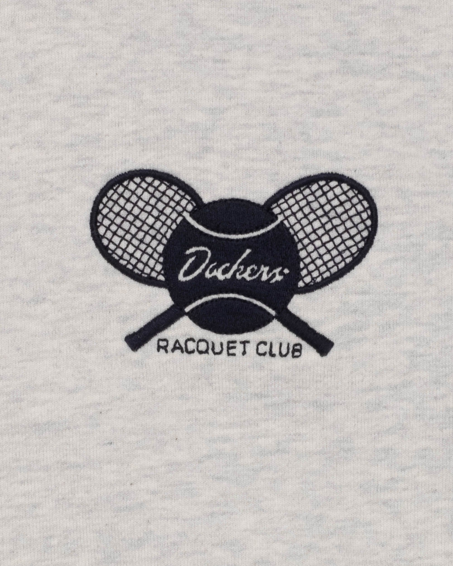 (image for) Generous Racquet Club Collared Sweatshirt, Relaxed Fit